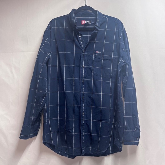 Lot‎ of 2! Mens Ralph Lauren Nautica Button Down Shirt, Long Sleeve - Large - Picture 2 of 9